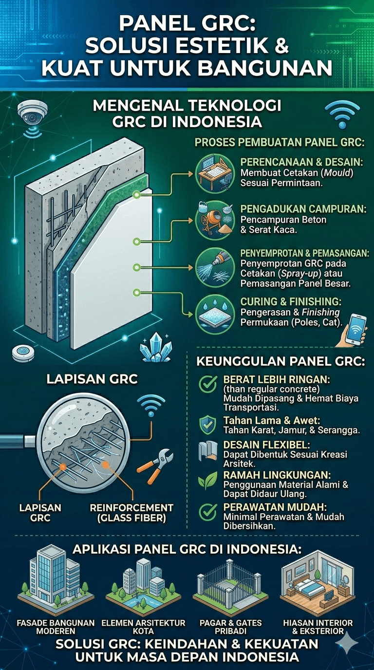 Panel GRC Fasade Bangunan: Solusi Material Modern & Teknik